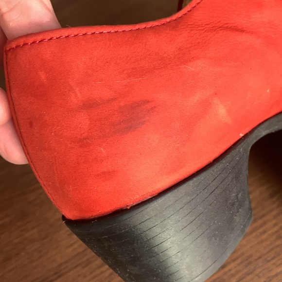 LOINTS OF HOLLAND - Fine suede - orange/red Mary Jane Pumps - Picture 11 of 15